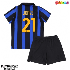 Inter Milan Curtis Jones #21 Dětské Domácí dres komplet 2026-27 Krátký Rukáv (+ trenýrky)